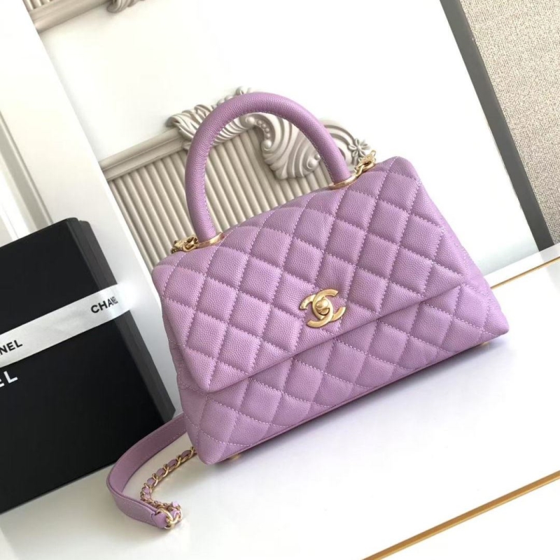 Ch**el top handle bags